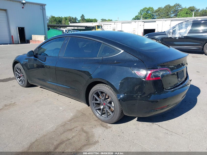 2021 Tesla Model 3 VIN 5YJ3E1EA4MF982015 IAAI salvage auction — REAR END, Salvage Title, sold $4,650 on 2026-07-21 (photo 3)