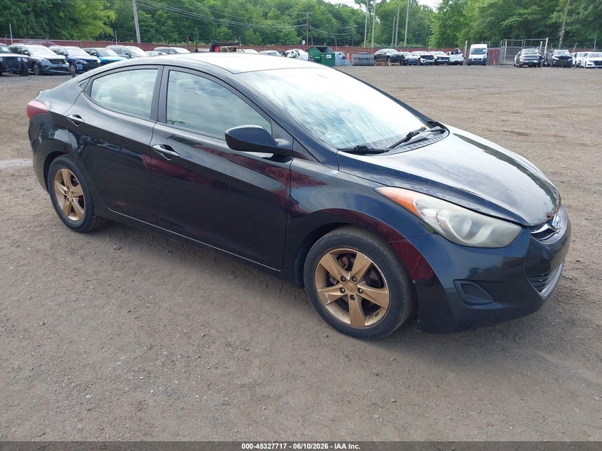 2011 Hyundai Elantra VIN KMHDH4AE9BU127896 IAAI salvage auction — NORMAL WEAR, Clear (New Jersey), sold $600 on 2026-07-08 (photo 1)