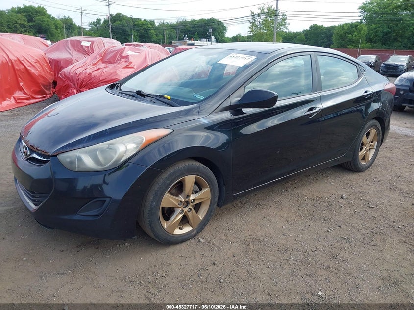 2011 Hyundai Elantra VIN KMHDH4AE9BU127896 IAAI salvage auction — NORMAL WEAR, Clear (New Jersey), sold $600 on 2026-07-08 (photo 2)