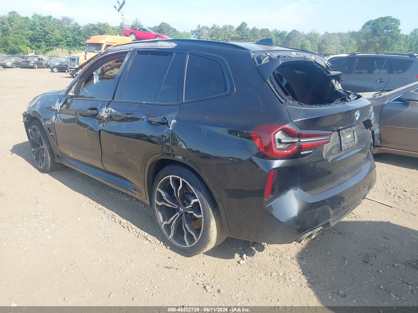 2022 BMW X3 m VIN 5YM13EC03N9J74594 IAAI salvage auction — ROLLOVER, Salvage Title, sold $6,400 on 2026-07-28 (photo 3)