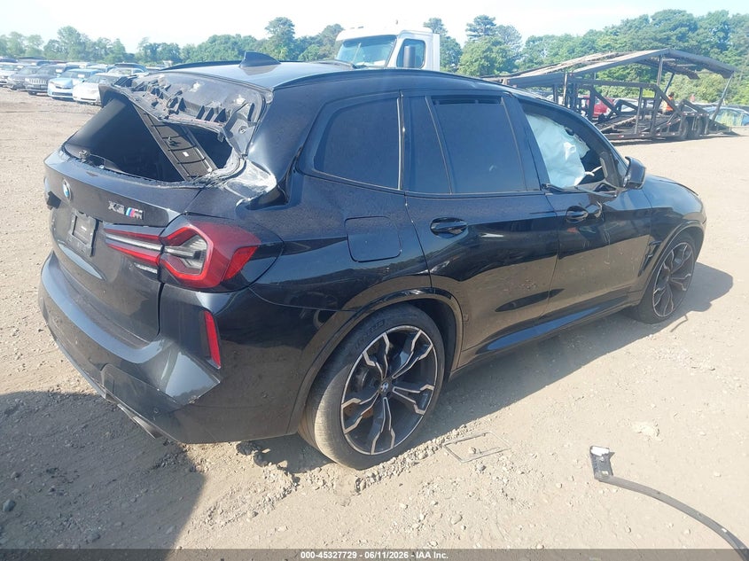 2022 BMW X3 m VIN 5YM13EC03N9J74594 IAAI salvage auction — ROLLOVER, Salvage Title, sold $6,400 on 2026-07-28 (photo 4)
