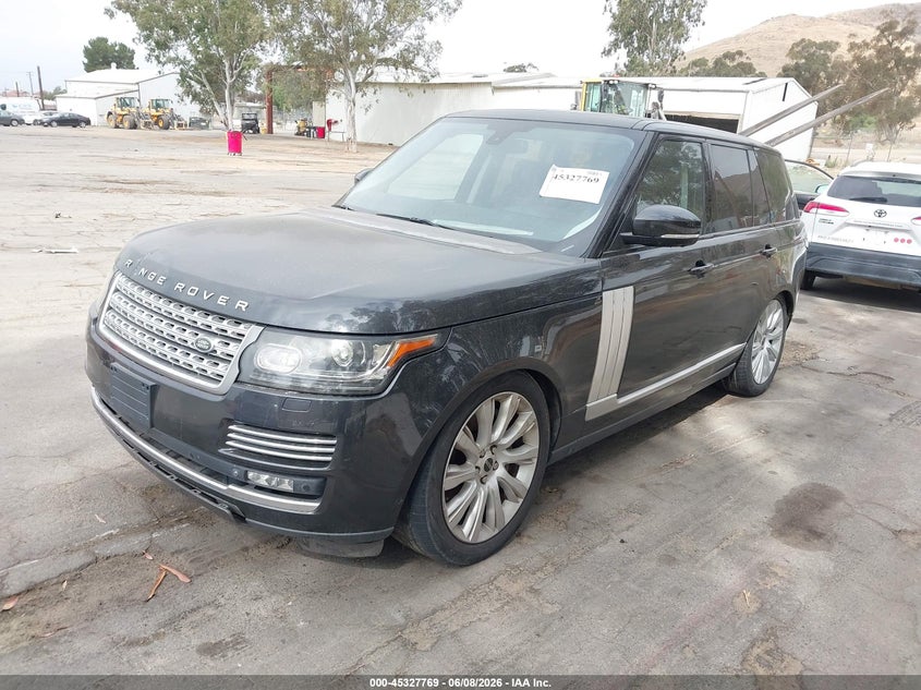 2013 Land rover RANGE ROVER VIN SALGS2EF8DA102057 IAAI salvage auction — NORMAL WEAR, Clear - Dealer Only (California), sold $1,225 on 2026-07-21 (photo 2)