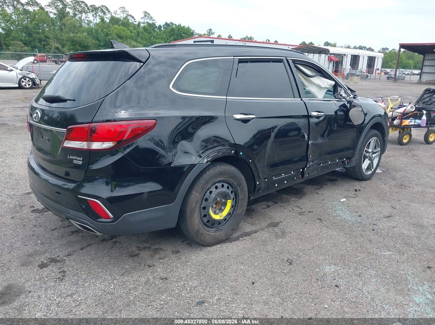 2017 Hyundai Santa fe VIN KM8SR4HF0HU256816 IAAI salvage auction — FRONT END, Rebuildable (Florida), sold $2,000 on 2026-07-28 (photo 4)
