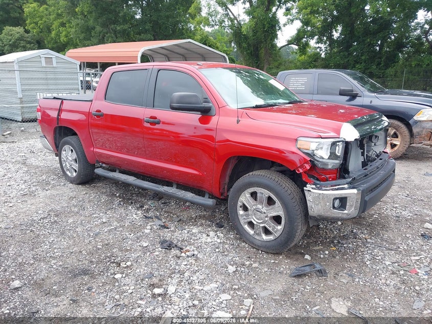 2019 Toyota Tundra VIN 5TFEM5F13KX137323 IAAI salvage auction — FRONT END, Salvage Title, sold $7,600 on 2026-07-24 (photo 1)