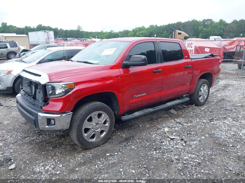 2019 Toyota Tundra VIN 5TFEM5F13KX137323 IAAI salvage auction — FRONT END, Salvage Title, sold $7,600 on 2026-07-24 (photo 2)