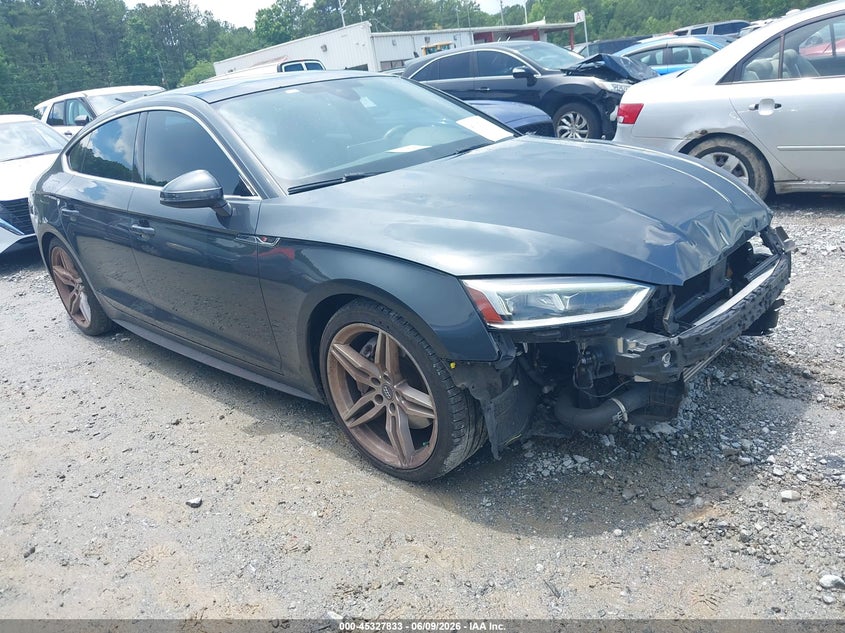 2018 Audi A5 VIN WAUENCF53JA088630 IAAI salvage auction — ALL OVER, Salvage Title, sold $7,000 on 2026-07-10 (photo 1)
