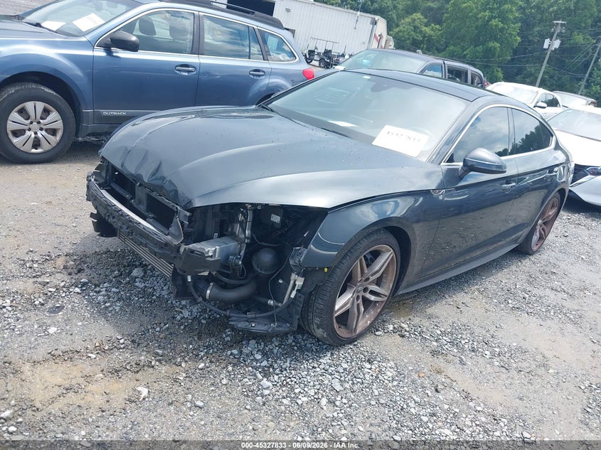 2018 Audi A5 VIN WAUENCF53JA088630 IAAI salvage auction — ALL OVER, Salvage Title, sold $7,000 on 2026-07-10 (photo 2)