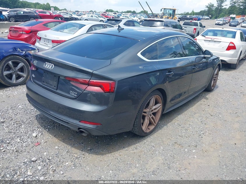 2018 Audi A5 VIN WAUENCF53JA088630 IAAI salvage auction — ALL OVER, Salvage Title, sold $7,000 on 2026-07-10 (photo 4)
