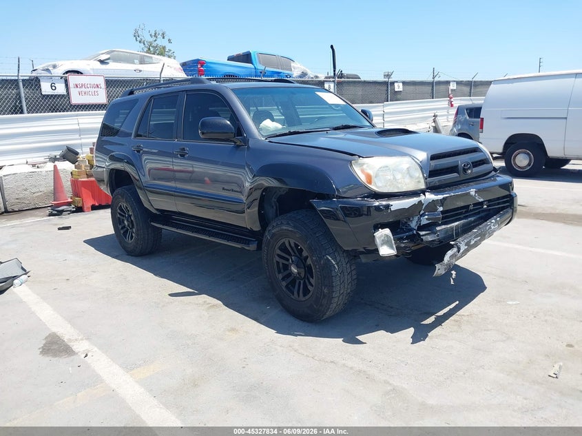 2004 Toyota 4runner VIN JTEZU14R940019822 IAAI salvage auction — FRONT END, Salvage (California), sold $1,050 on 2026-07-15 (photo 1)