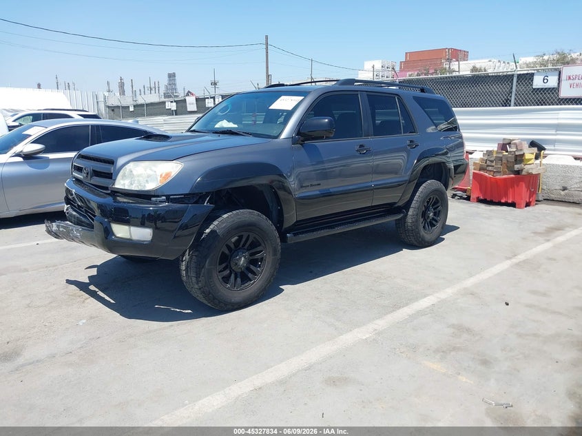 2004 Toyota 4runner VIN JTEZU14R940019822 IAAI salvage auction — FRONT END, Salvage (California), sold $1,050 on 2026-07-15 (photo 2)