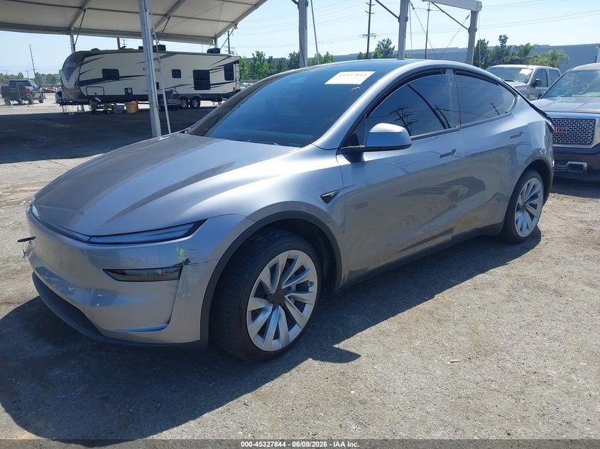 2026 Tesla Model y VIN 7SAYGDEE1TF526432 IAAI salvage auction — REAR END, Salvage Title, sold $20,100 on 2026-08-02 (photo 2)