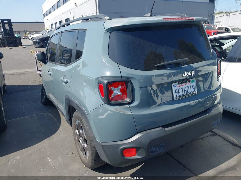2017 Jeep Renegade VIN ZACCJAAB4HPF61842 IAAI salvage auction — LEFT FRONT, Salvage Title, sold $1,350 on 2026-07-15 (photo 3)