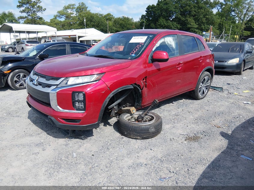 2024 Mitsubishi Outlander VIN JA4ARUAUXRU022753 IAAI salvage auction — LEFT FRONT, Salvage Title, sold $4,300 on 2026-07-14 (photo 2)
