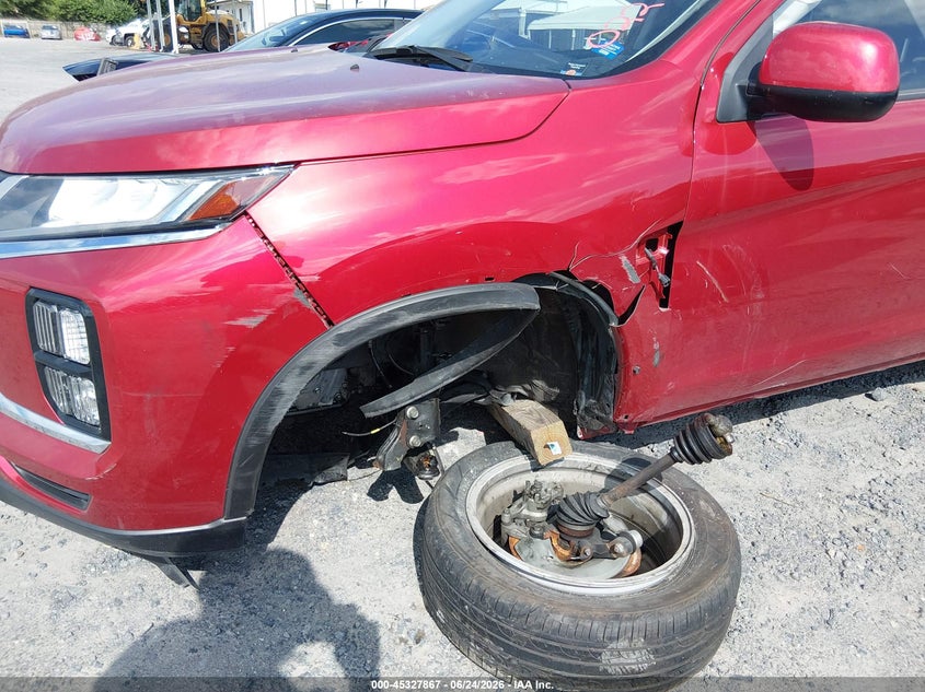 2024 Mitsubishi Outlander VIN JA4ARUAUXRU022753 IAAI salvage auction — LEFT FRONT, Salvage Title, sold $4,300 on 2026-07-14 (photo 6)