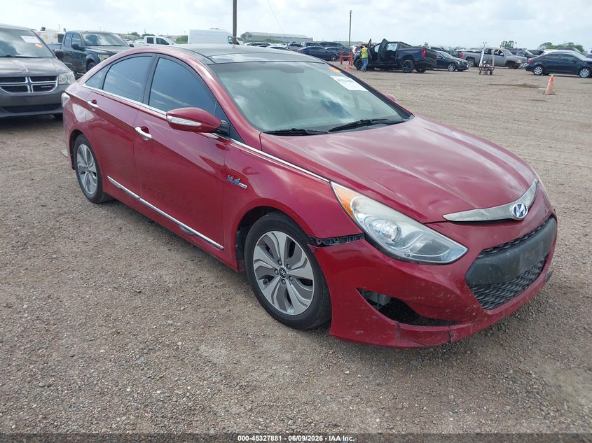 2013 Hyundai Sonata VIN KMHEC4A49DA068492 IAAI salvage auction — UNDERCARRIAGE, Salvage Title, sold $300 on 2026-07-15 (photo 1)