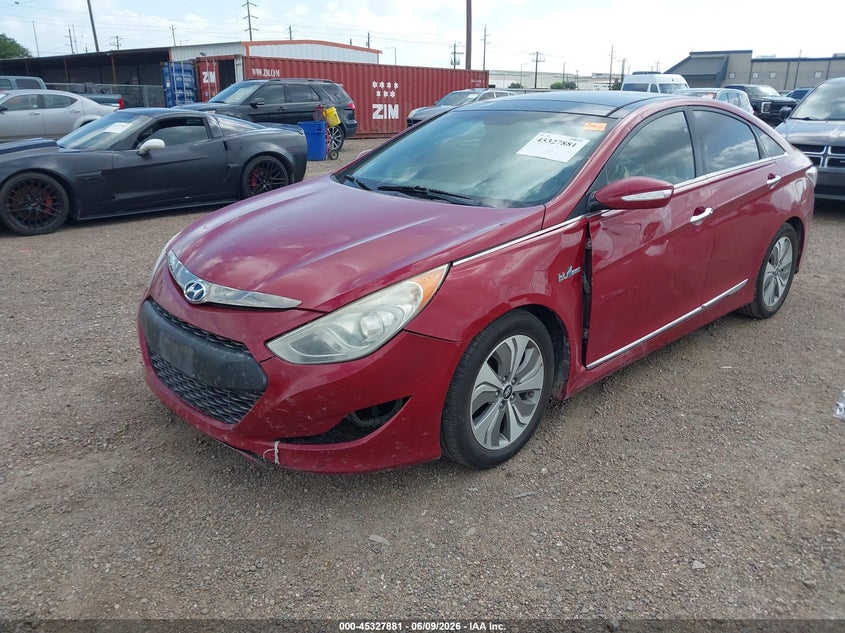2013 Hyundai Sonata VIN KMHEC4A49DA068492 IAAI salvage auction — UNDERCARRIAGE, Salvage Title, sold $300 on 2026-07-15 (photo 2)