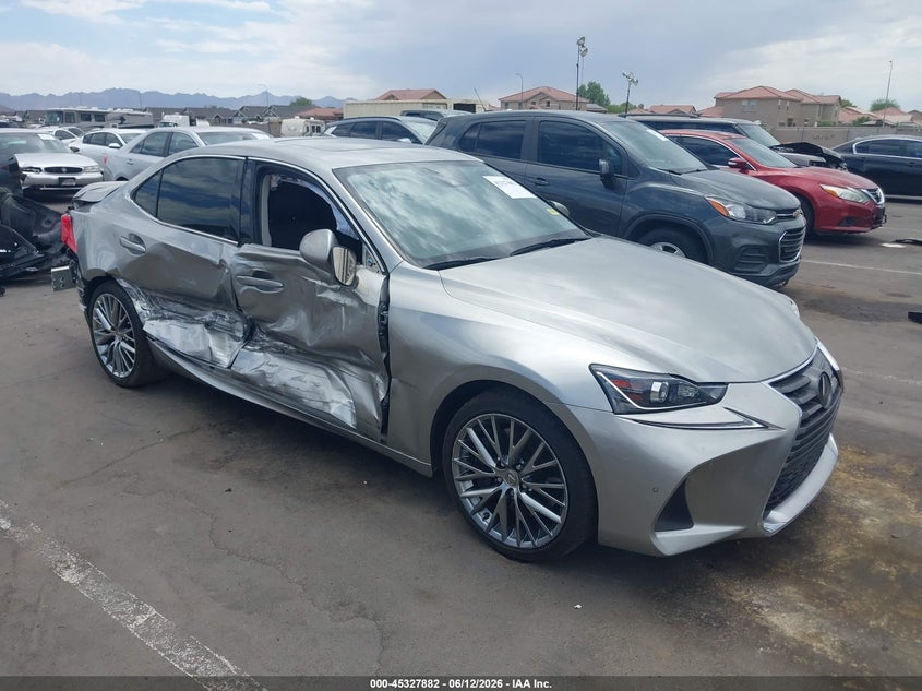 2019 Lexus Is VIN JTHBA1D22K5094944 IAAI salvage auction — RIGHT SIDE, Non-Repairable (Arizona), sold $4,750 on 2026-07-21 (photo 1)