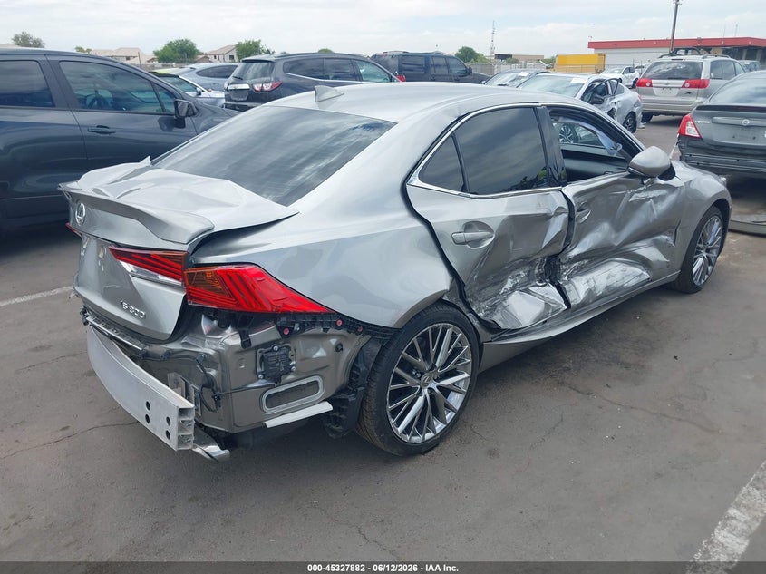 2019 Lexus Is VIN JTHBA1D22K5094944 IAAI salvage auction — RIGHT SIDE, Non-Repairable (Arizona), sold $4,750 on 2026-07-21 (photo 4)