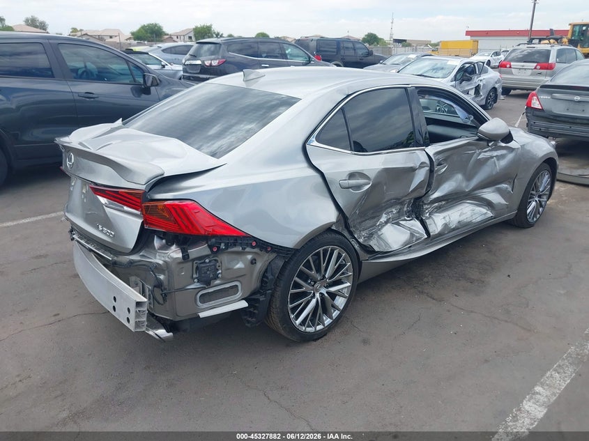 2019 Lexus Is VIN JTHBA1D22K5094944 IAAI salvage auction — RIGHT SIDE, Non-Repairable (Arizona), sold $4,750 on 2026-07-21 (photo 6)