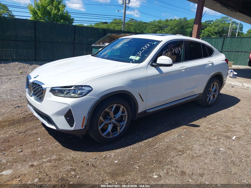2022 BMW X4 VIN 5UX33DT02N9J37370 IAAI salvage auction — RIGHT SIDE, Mv-907A (New York), sold $19,250 on 2026-07-14 (photo 2)