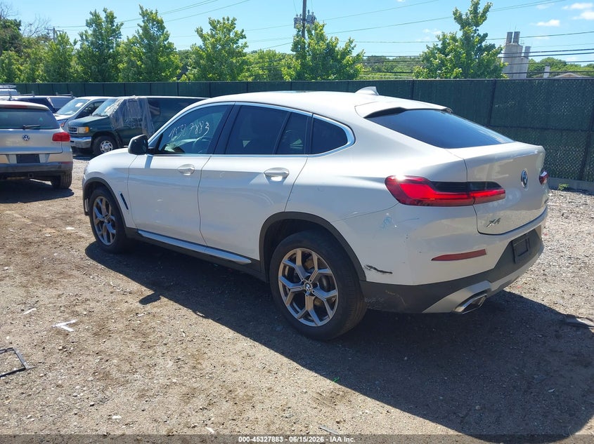 2022 BMW X4 VIN 5UX33DT02N9J37370 IAAI salvage auction — RIGHT SIDE, Mv-907A (New York), sold $19,250 on 2026-07-14 (photo 3)