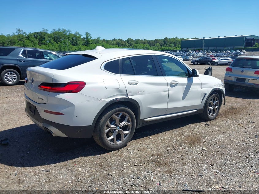 2022 BMW X4 VIN 5UX33DT02N9J37370 IAAI salvage auction — RIGHT SIDE, Mv-907A (New York), sold $19,250 on 2026-07-14 (photo 4)