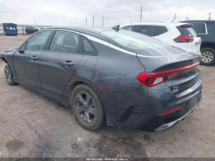 2021 Kia K5 VIN 5XXG14J22MG057386 IAAI salvage auction — THEFT, Salvage (Texas), sold $2,300 on 2026-07-28 (photo 3)