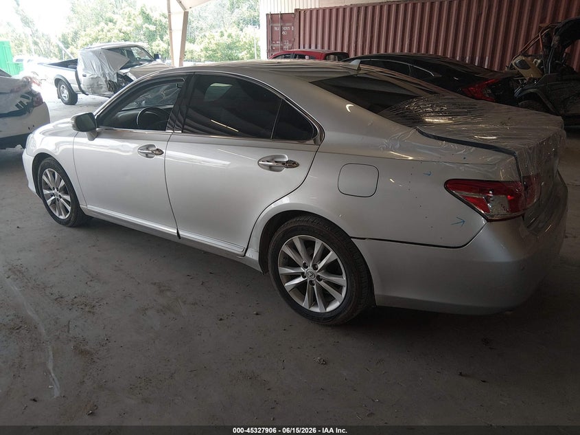 2012 Lexus ES VIN JTHBK1EG4C2507201 IAAI salvage auction — REAR END, Salvage (Tennessee), sold $725 on 2026-07-29 (photo 3)