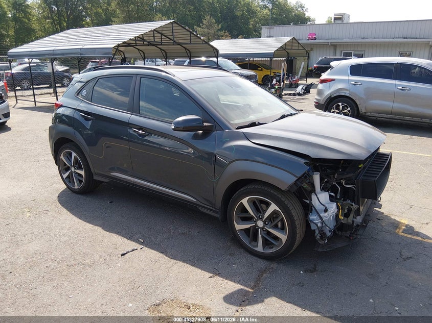 2018 Hyundai Kona VIN KM8K5CA56JU112894 IAAI salvage auction — FRONT END, Salvage Title, sold $1,900 on 2026-07-30 (photo 1)
