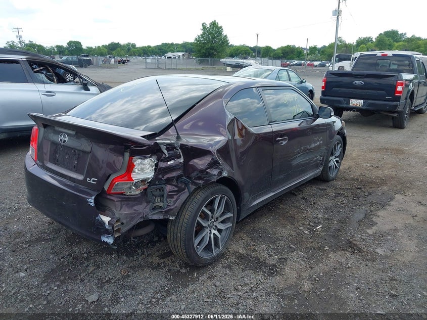 2011 Scion Tc VIN JTKJF5C7XB3015222 IAAI salvage auction — RIGHT SIDE, Clear (Virginia), sold $25 on 2026-07-28 (photo 4)