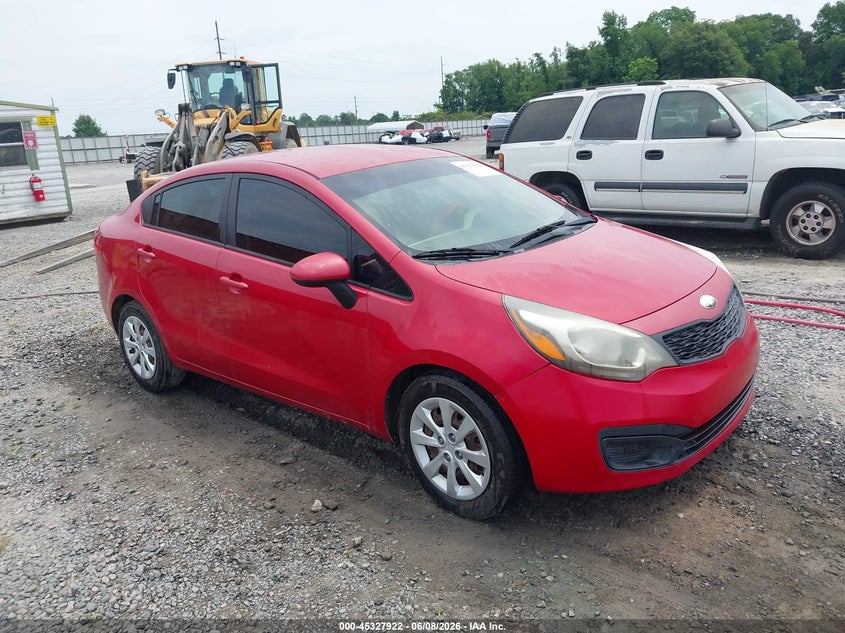 2013 Kia Rio VIN KNADM4A37D6171625 IAAI salvage auction — RIGHT SIDE, Repossession Paperwork (Georgia), sold $700 on 2026-07-06 (photo 1)