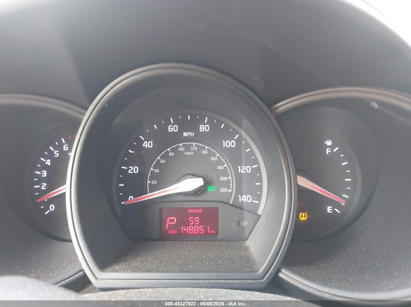 2013 Kia Rio VIN KNADM4A37D6171625 IAAI salvage auction — RIGHT SIDE, Repossession Paperwork (Georgia), sold $700 on 2026-07-06 (photo 7)