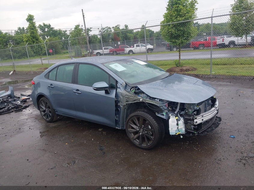 2026 Toyota Corolla VIN 5YFS4MCE8TP267392 IAAI salvage auction — FRONT END, Salvage Title, sold $7,100 on 2026-07-28 (photo 1)