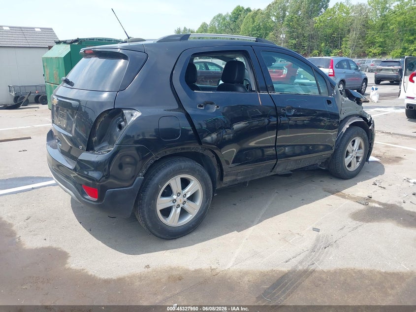 2019 Chevrolet Trax VIN KL7CJLSB4KB918994 IAAI salvage auction — RIGHT FRONT, Salvage (North Carolina), sold $1,600 on 2026-07-30 (photo 4)