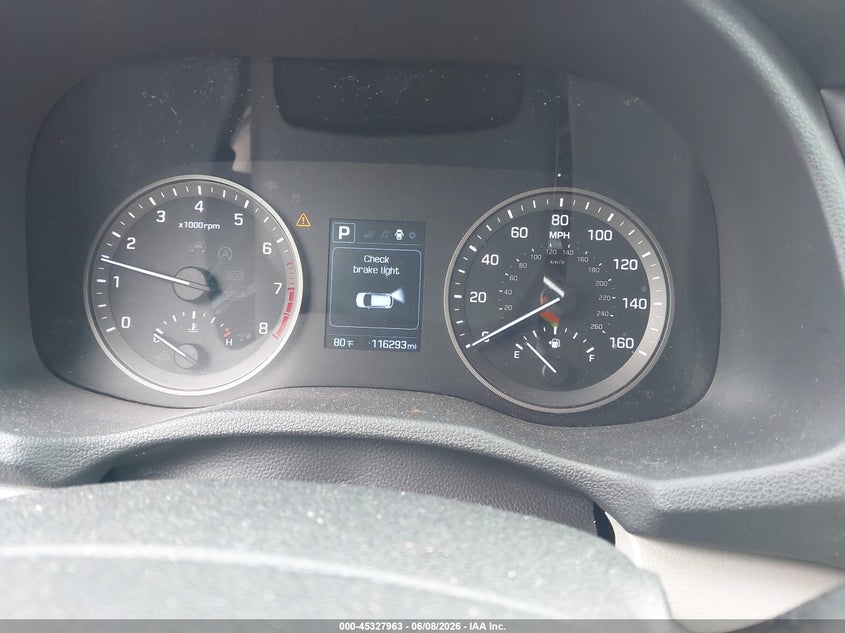 2016 Hyundai Tucson VIN KM8J23A47GU039586 IAAI salvage auction — HAIL, Salvage Title, sold $1,925 on 2026-07-22 (photo 7)