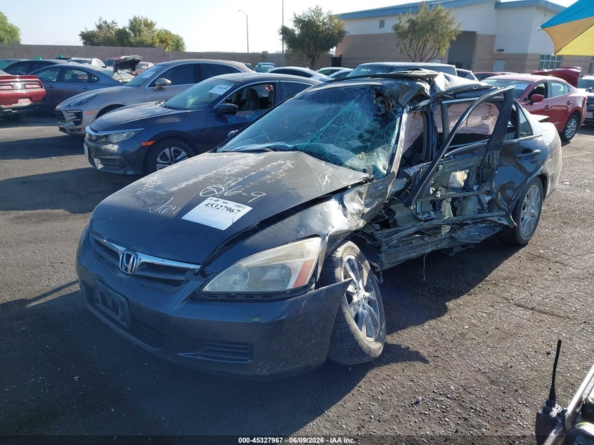 2007 Honda Accord VIN 1HGCM66377A020189 IAAI salvage auction — SIDE, Non-Repairable Certificate (California), sold $400 on 2026-07-10 (photo 2)