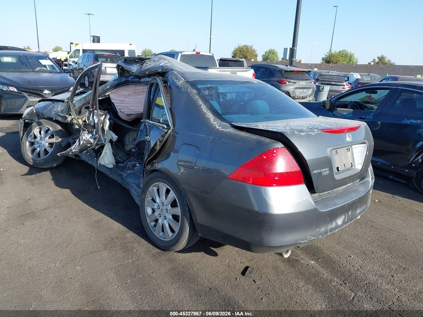 2007 Honda Accord VIN 1HGCM66377A020189 IAAI salvage auction — SIDE, Non-Repairable Certificate (California), sold $400 on 2026-07-10 (photo 3)