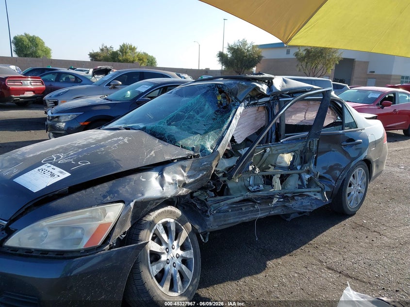 2007 Honda Accord VIN 1HGCM66377A020189 IAAI salvage auction — SIDE, Non-Repairable Certificate (California), sold $400 on 2026-07-10 (photo 6)