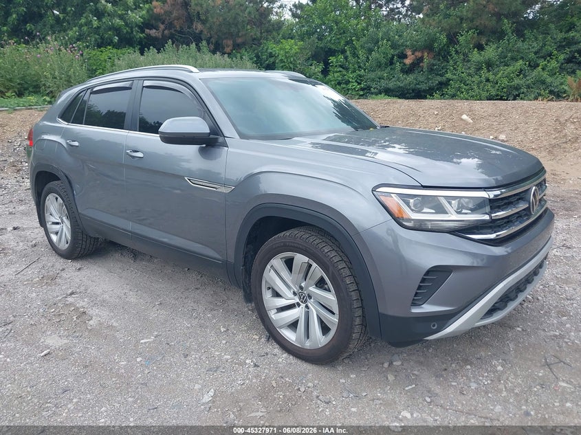 2022 Volkswagen Atlas cross sport VIN 1V2KE2CA1NC212100 IAAI salvage auction — RIGHT SIDE, Salvage Title, sold $8,900 on 2026-07-15 (photo 1)