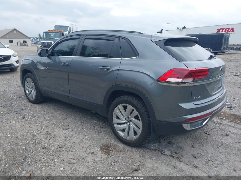 2022 Volkswagen Atlas cross sport VIN 1V2KE2CA1NC212100 IAAI salvage auction — RIGHT SIDE, Salvage Title, sold $8,900 on 2026-07-15 (photo 3)