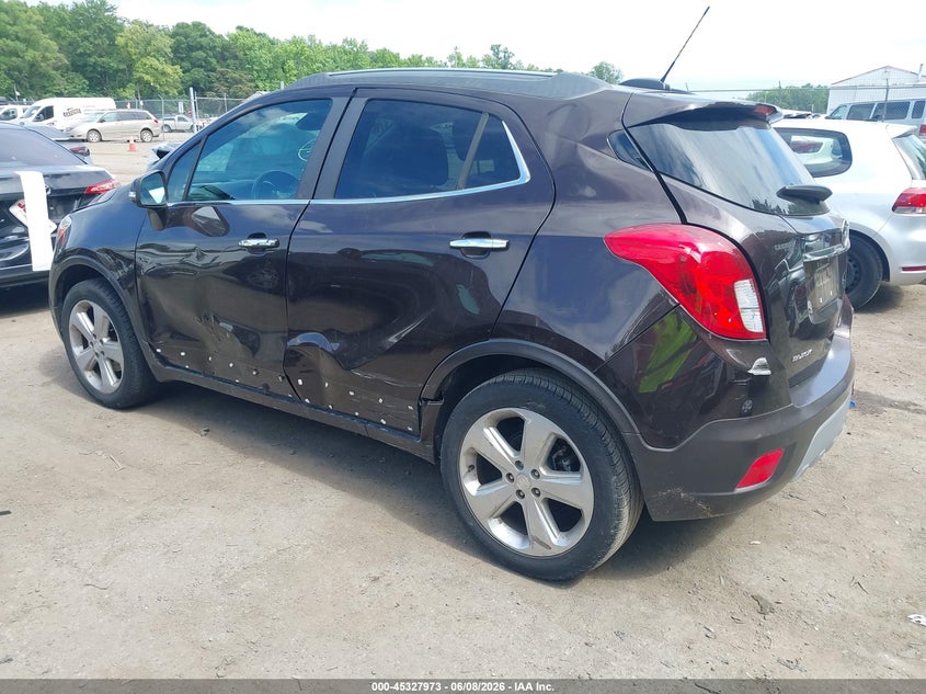 2016 Buick Encore VIN KL4CJASB6GB627180 IAAI salvage auction — LEFT & RIGHT, Salvage - Greater Than 75% (Maryland), sold $125 on 2026-07-28 (photo 3)