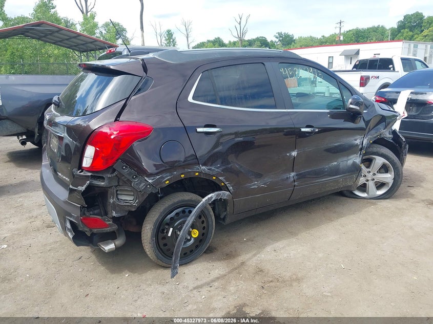 2016 Buick Encore VIN KL4CJASB6GB627180 IAAI salvage auction — LEFT & RIGHT, Salvage - Greater Than 75% (Maryland), sold $125 on 2026-07-28 (photo 4)