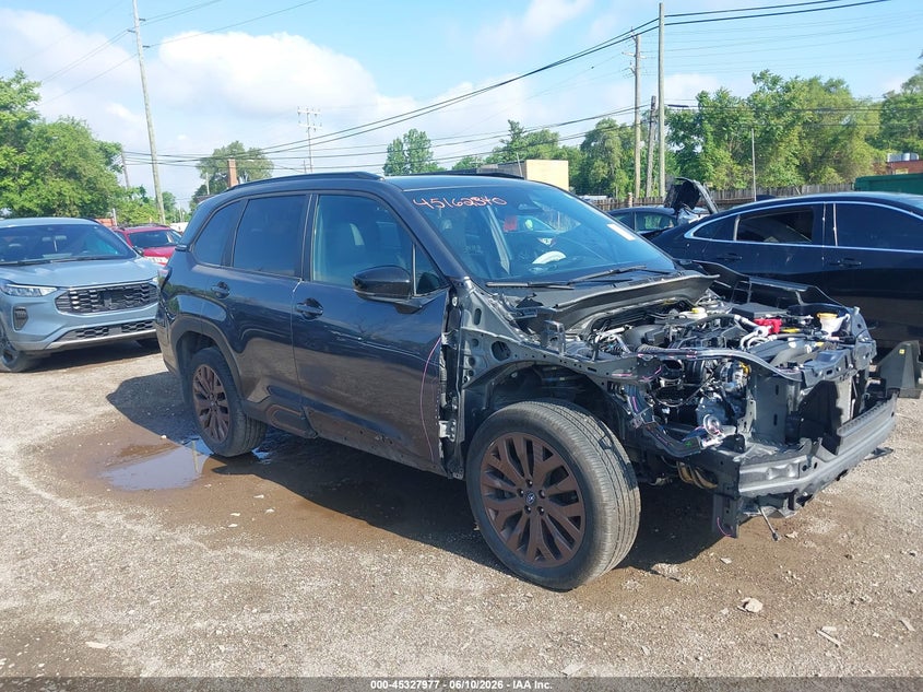 2025 Subaru Forester VIN JF2SLDHC6SH523907 IAAI salvage auction — FRONT END, Clear (Michigan), sold $9,700 on 2026-07-30 (photo 1)