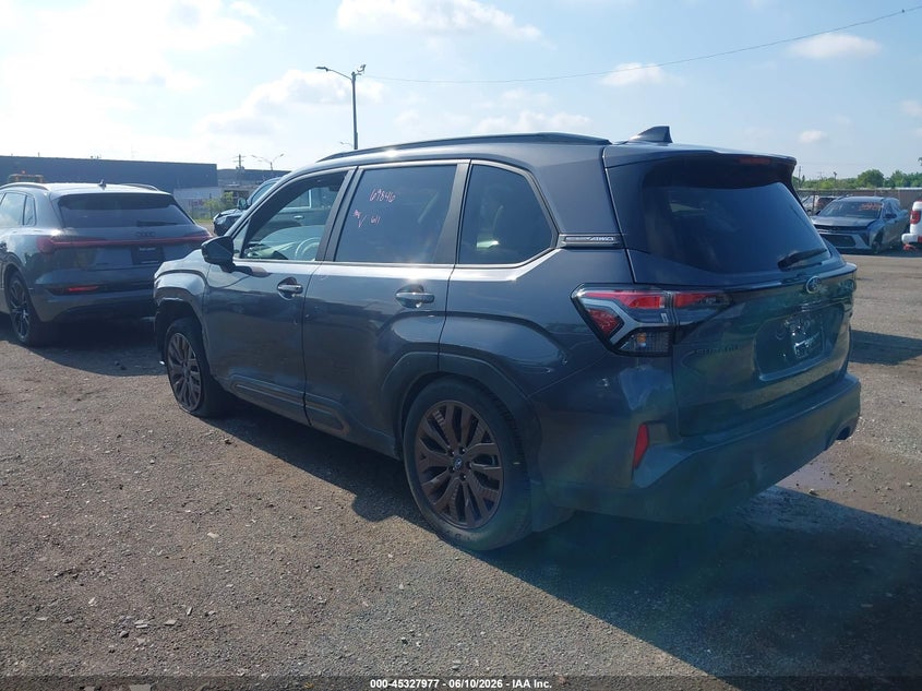2025 Subaru Forester VIN JF2SLDHC6SH523907 IAAI salvage auction — FRONT END, Clear (Michigan), sold $9,700 on 2026-07-30 (photo 3)