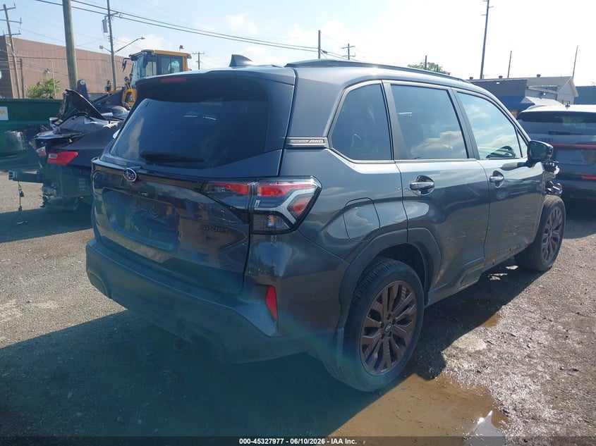 2025 Subaru Forester VIN JF2SLDHC6SH523907 IAAI salvage auction — FRONT END, Salvage Title, sold $9,700 on 2026-07-23 (photo 4)