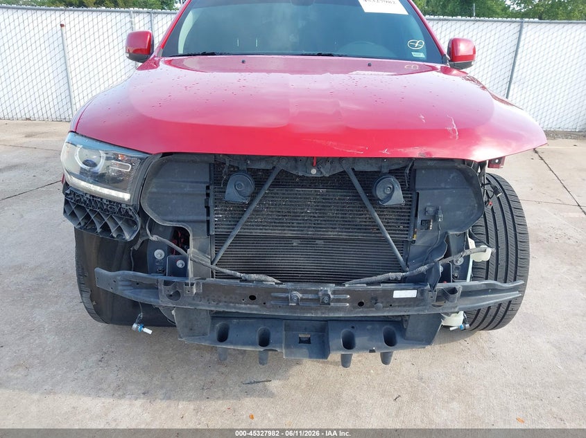 2018 Dodge Durango VIN 1C4RDJDG6JC354856 IAAI salvage auction — FRONT END, Salvage (Missouri), sold $3,250 on 2026-08-01 (photo 6)
