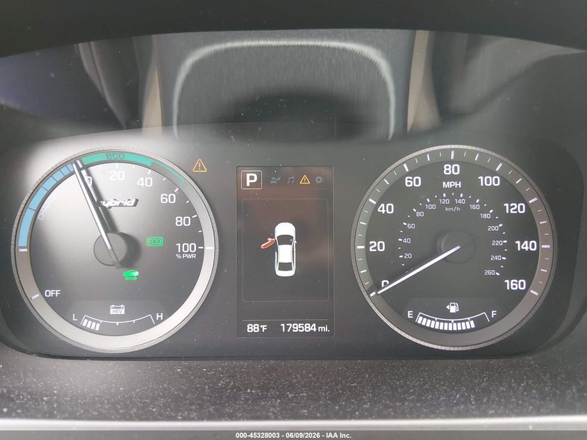 2016 Hyundai Sonata VIN KMHE24L12GA024361 IAAI salvage auction — RIGHT FRONT, Salvage Title, sold $500 on 2026-07-08 (photo 7)