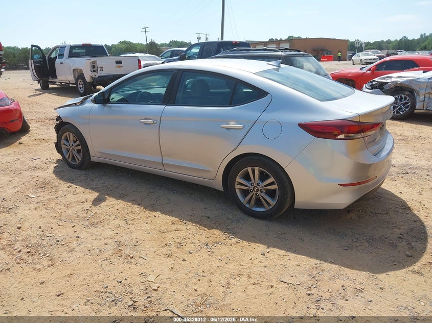 2017 Hyundai Elantra VIN KMHD84LF9HU386659 IAAI salvage auction — FRONT END, Salvage Title, sold $1,400 on 2026-07-27 (photo 3)