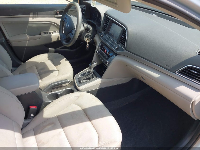 2017 Hyundai Elantra VIN KMHD84LF9HU386659 IAAI salvage auction — FRONT END, Salvage Title, sold $1,400 on 2026-07-27 (photo 5)