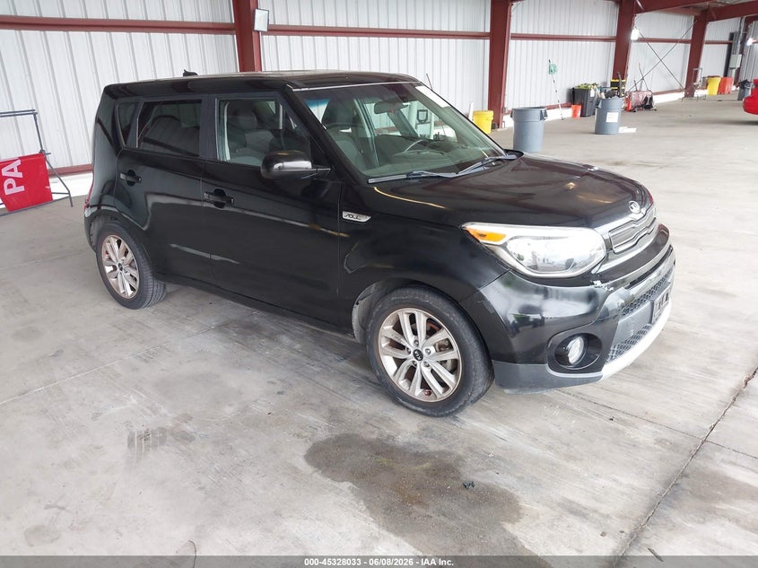 2018 Kia Soul VIN KNDJP3A50J7556734 IAAI salvage auction — LEFT SIDE, Salvage Title, sold $850 on 2026-07-21 (photo 1)